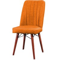 Scaun living tapitat Valentina portacaliu  Homs - 1