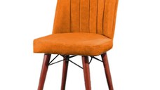 Scaun living tapitat Valentina portacaliu  Homs