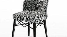 Scaun living tapitat Valentina ZebraHoms