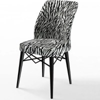 Scaun living tapitat Valentina ZebraHoms - 1