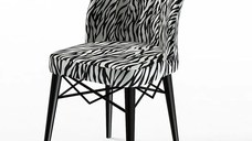 Scaun living tapitat Valentina ZebraHoms