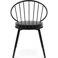 Scaun metal, Dining Homs, negru 76 x 62 cm,30450 - 1