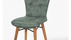 Scaun modern tapitat verde Beluga Homs