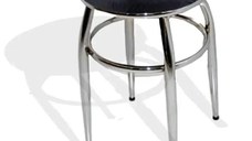 Scaun taburet, Color Homs negru 45 x 30 x 30 cm