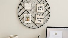 set 2 bucati Panou foto metalic , Ananas Homs, 47 x 36 cm, negru