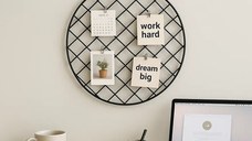 set 2 bucati Panou foto metalic , Ananas Homs, 47 x 36 cm, negru