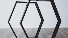 Set 2 Picioare Masă Metal, 60x72 cm