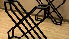 Set 2 Picioare Masă Metal, 70x72 cm