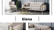 Set canapea cu 2 fotolii Elena