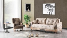 Set canapea cu un fotoliu Peru Homs