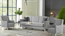 Set canapea  extensibila cu 2 fotolii Sofia Homs