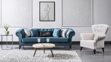 Set canapea Santano,canapea 3 locuri si 1 fotoliu