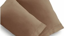 Set de huse pentru perne maro 70x50 cm - 2 bucati