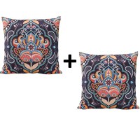 Set fata de perna  decorativa 2 buc,Homs ,seria oz,43 x 43 cm.50038 - 1