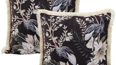 Set fata de perna  decorativa 2 buc,Homs ,seria oz,43 x 43 cm.50041