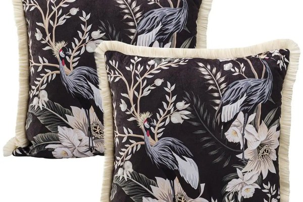 Set fata de perna  decorativa 2 buc,Homs ,seria oz,43 x 43 cm.50041