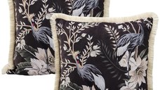 Set fata de perna  decorativa 2 buc,Homs ,seria oz,43 x 43 cm.50041