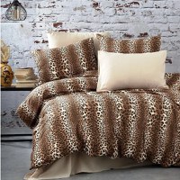 Set lenjerie de pat bumbac satinat 2 persoane 240 cm - 1