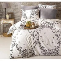 Set lenjerie de pat din bumbac pentru 1 persoane 160x220 cm - 1