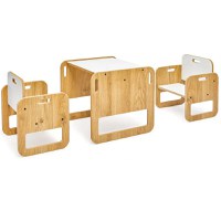 Set masa+ 2 scaune pentru copii Marni Homs alb si sonomo - 1