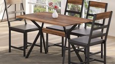 Set masa cu scaune pentru bucatarie Bella 120 cm