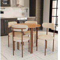 Set masa Onita rotund cu 4 scaune  90 cm - 1