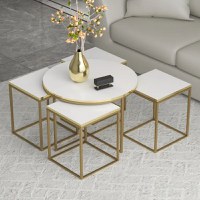Set masuta de cafea,Clarita, seria 440,negru marmurat,25072 - 1