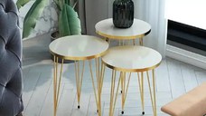 Set masuta de cafea,Seria 440Homs, 3 buc,20435