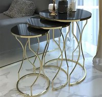 Set masuta de cafea,sticla, seria 259,Homs, 3 buc,5002 - 1