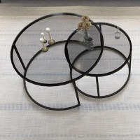 Set masuta de cafea sticla,Seria 440,Homs, 2 buc,0024 - 1