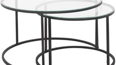 Set masuta de cafea sticla,Seria 710,Homs, 2 buc,0025