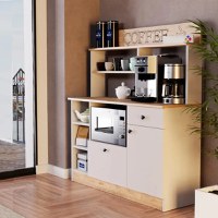 Set mobilier bucatarie Loura, alb si nuc - 1