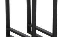 Set picioare masa din metal, pentru bucatarie,living ,office,horeca , Negru,72 cm
