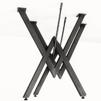 Set picioare masa metal Homs, eco model,Negru, 72x57 cm, A0064 - 1