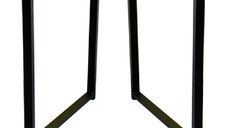 Set picioare masa metal, Homs , Negru 42x70 cm,w0054