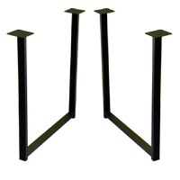Set picioare masa metal, Homs , Negru 42x70 cm,w0054 - 1