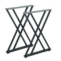 Set picioare masa metal, Homs , Negru,55X72 cm,30650 - 1