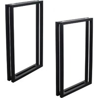 Set picioare masa metal, Homs , Negru,55X72 cm,30670 - 1