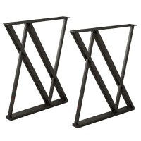 Set picioare masa metal, Homs , Negru,55X72 cm,30682 - 1