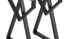Set picioare masa metal, Homs , Negru,60X72 cm,30683