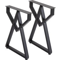 Set picioare masa metal, Homs , Negru,60X72 cm,30683 - 1