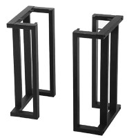 Set picioare masa metal Homs, Negru, 72x50 cm, 30736 - 1