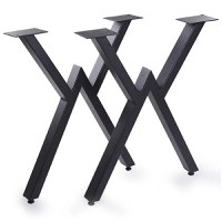 Set picioare masa metal Homs, Negru, 72x57 cm, 30729 - 1