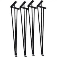 Set picioare masa metal, Homs ,negru,w0057 - 1