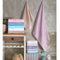 Set prosoape baie 2 buc,  jacar,90x50 cm - 1