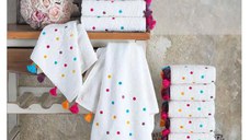 Set prosop,2bucuati,culoare alb, 90x50 cm