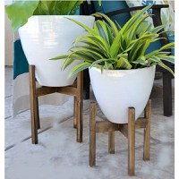 Set suport pentru flori, seria wood, Bahce Homs, lemn, 700051 - 1