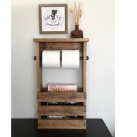 Stand suport toaleta,seria wood,homs,lemn natur,700034 - 1