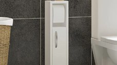 Stand suport toaleta, Style Homs, alb, 70 cm