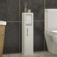 Stand suport toaleta Style Homs, alb, 70 cm - 1